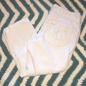 White Rue 21 capris